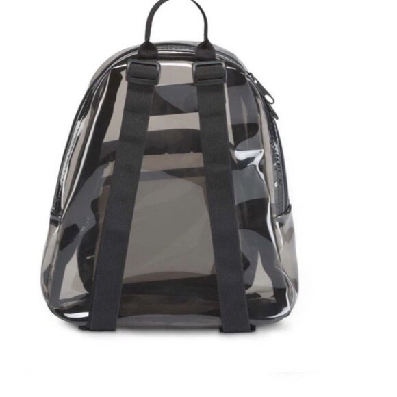 Vintage Jansport Half Pint Mini Corduroy Backpack Classic Translucent Black - Picture 5 of 15